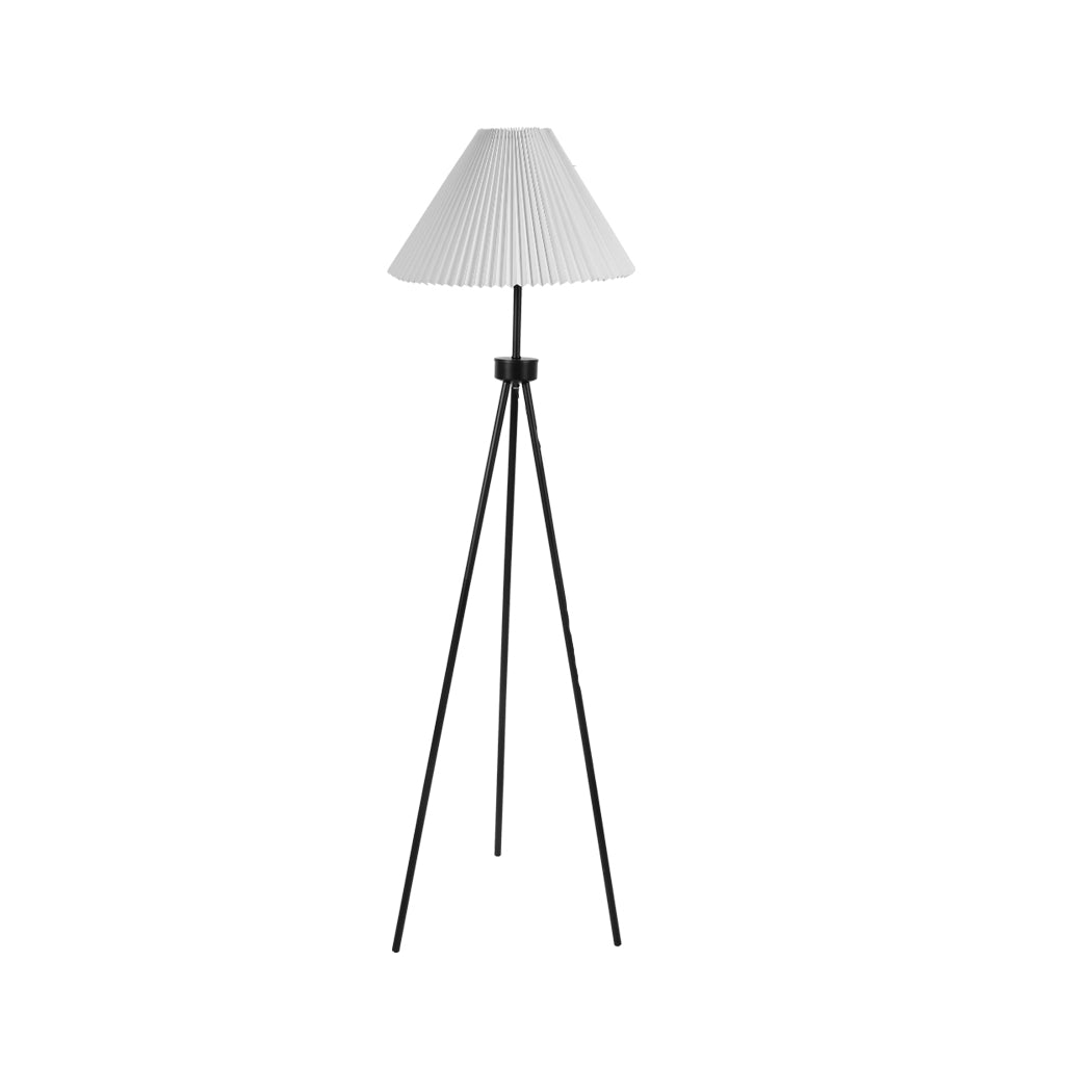 EMITTO Modern Tripod Floor Lamp Linen White-1848848548226011136