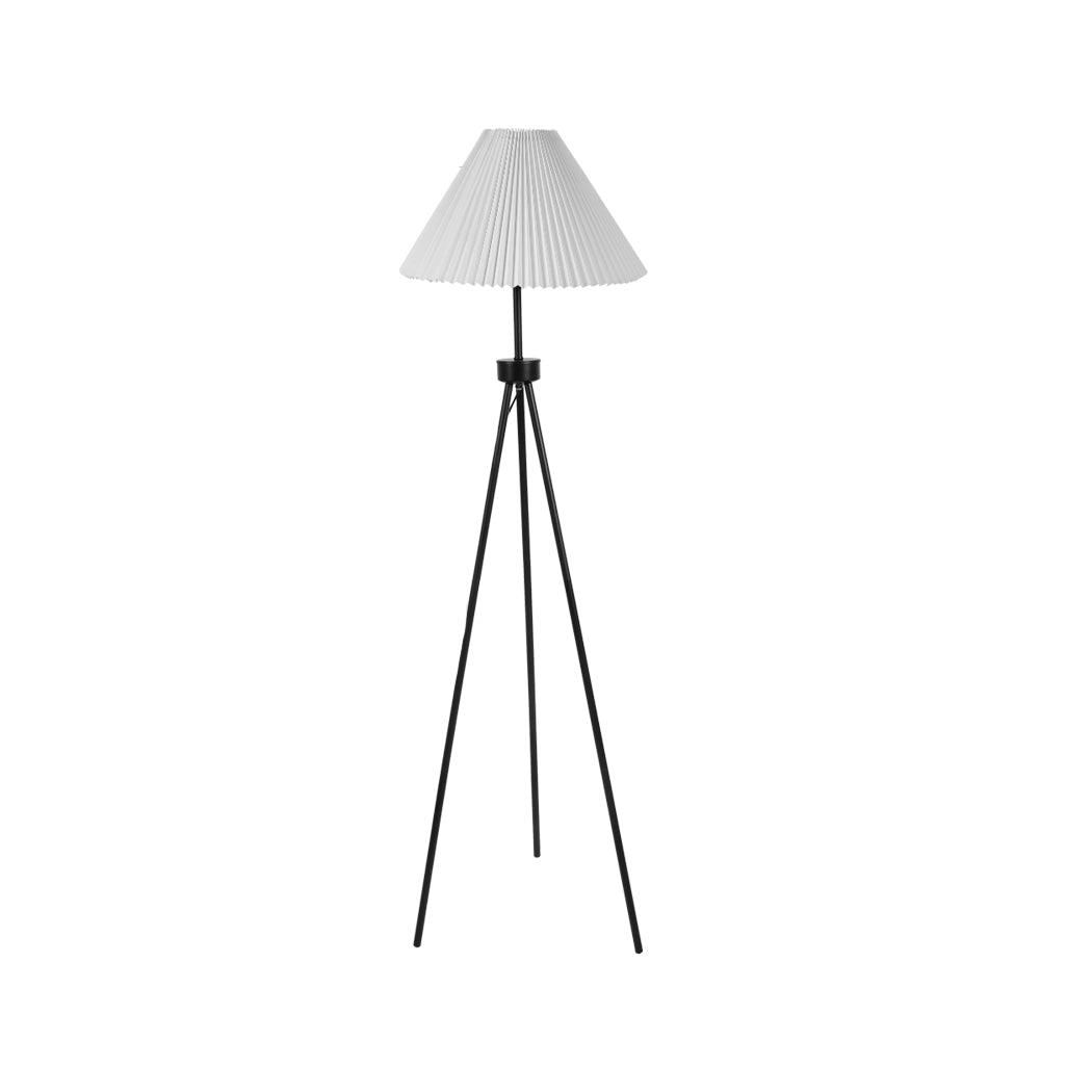 EMITTO Modern Tripod Floor Lamp Linen White-1848848548226011137