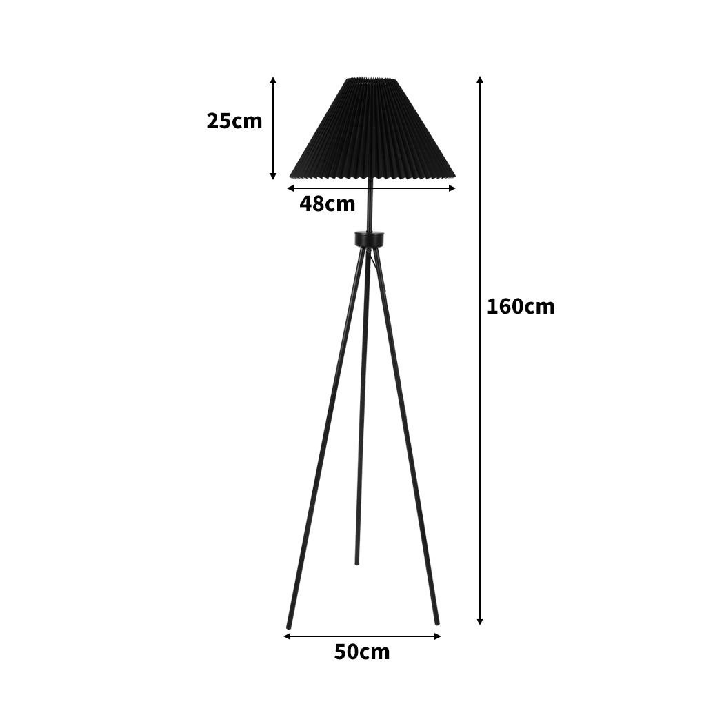 EMITTO Modern Black Tripod Floor Lamp-1848848548087599106